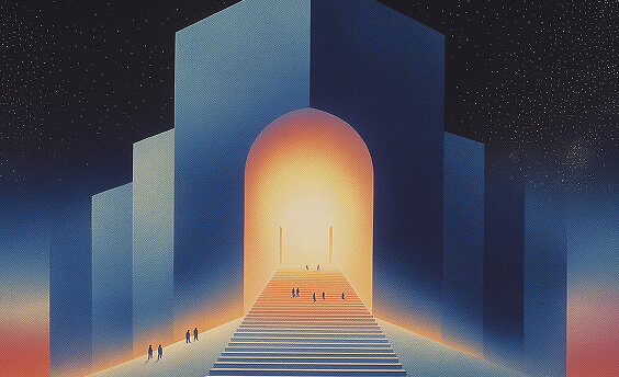 sealed monolith portal with a missing ladder ending